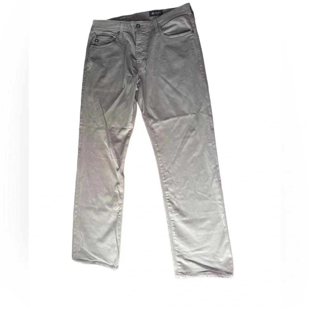 AG Adriano Goldschmied The Graduate Tailored Leg Pants - Grey - 32x32